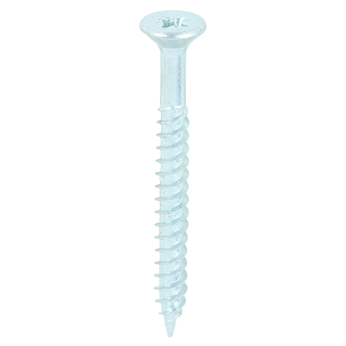 Twin Threaded Pozi Countersunk Wood Screws - 10 x 2" - Zinc Plated - Pack of 200 - view 3