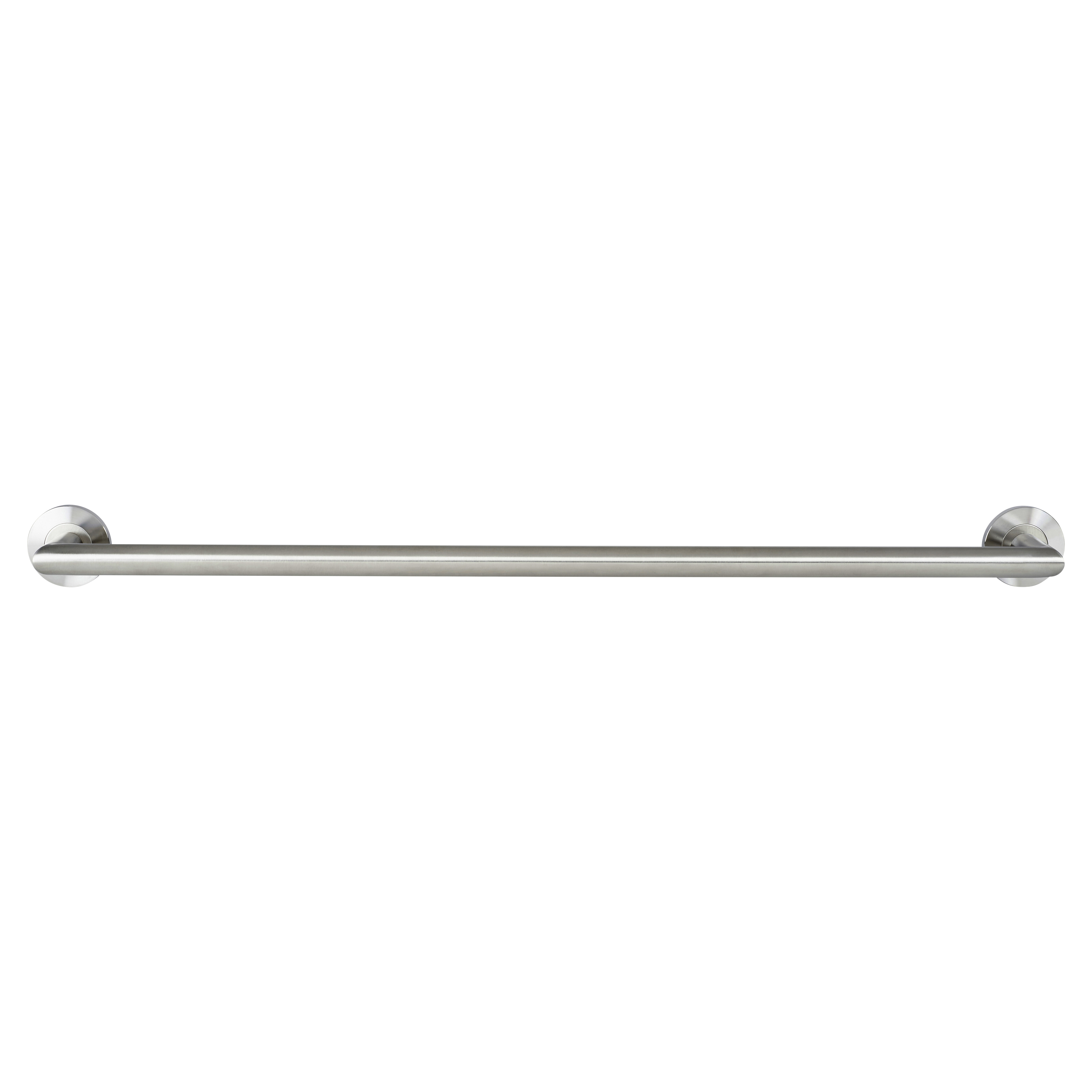 Classic Round Towel Rail - 653 x 67 x 19mm - Satin Stainless Steel - view 2
