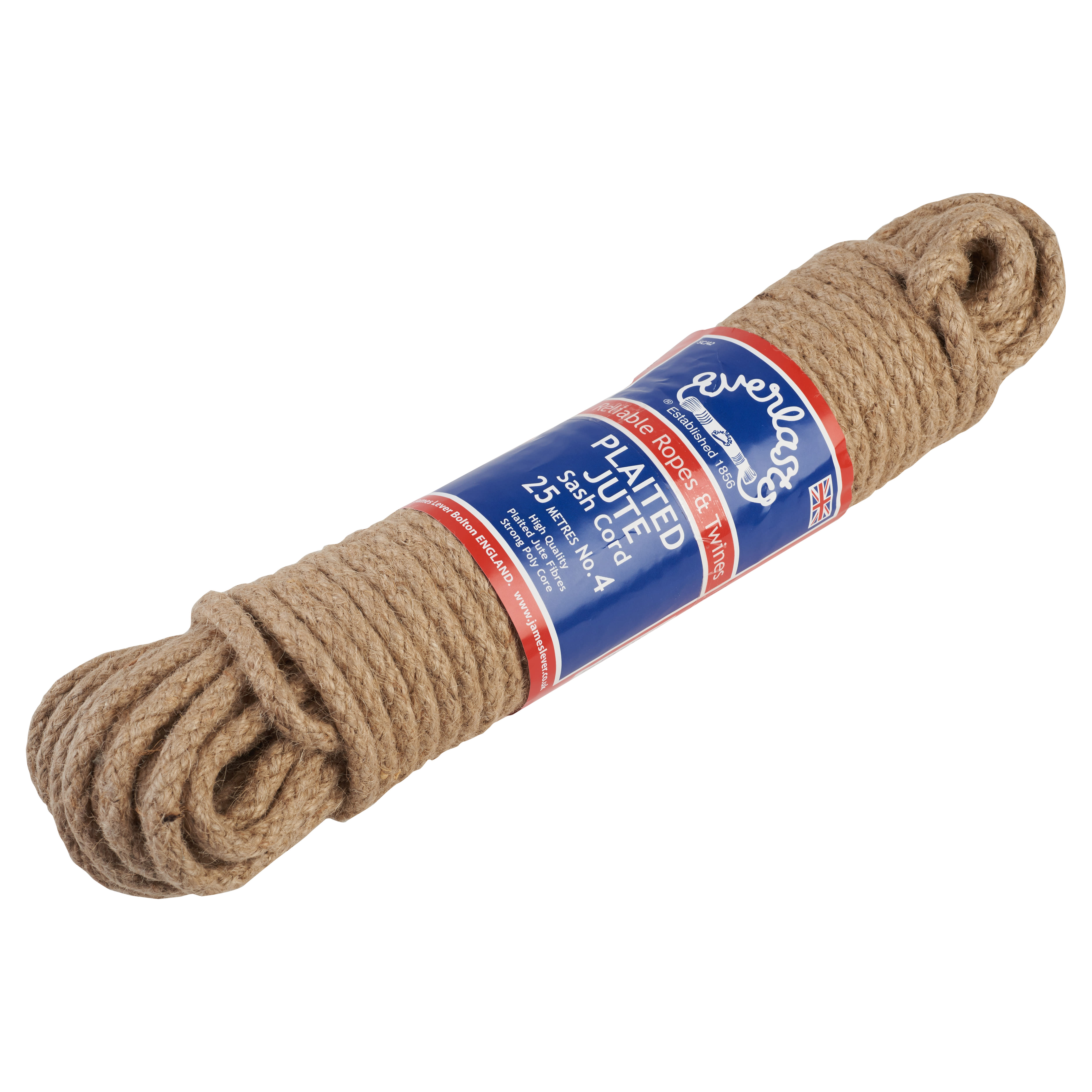 No.4 Natural Jute Sash Window Cord - 6mm Diameter - 25m Knot - view 2