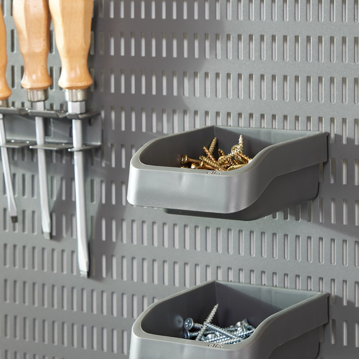 Garage+ Storage Top Track System - Short Bin for Storing Board - Matt Grey - view 3
