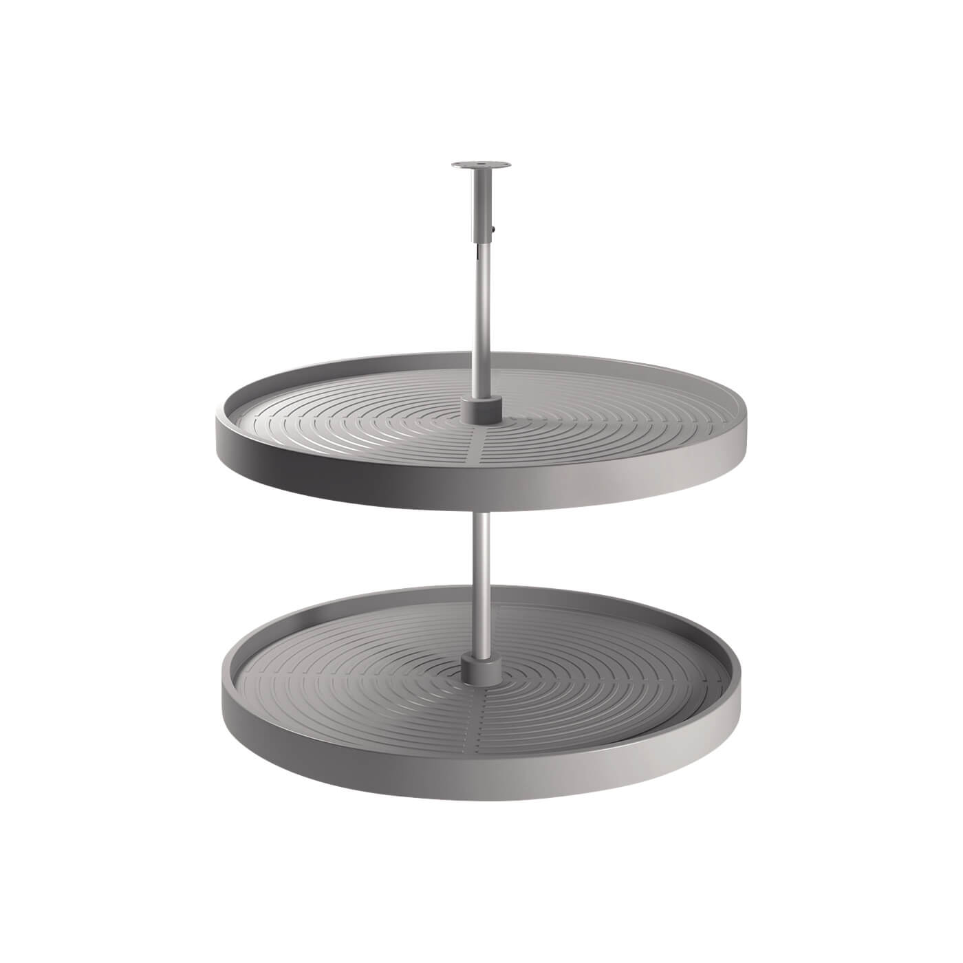 Full Tray Carousel Set - Cabinet Width 800mm - Grey Plastic - view 2