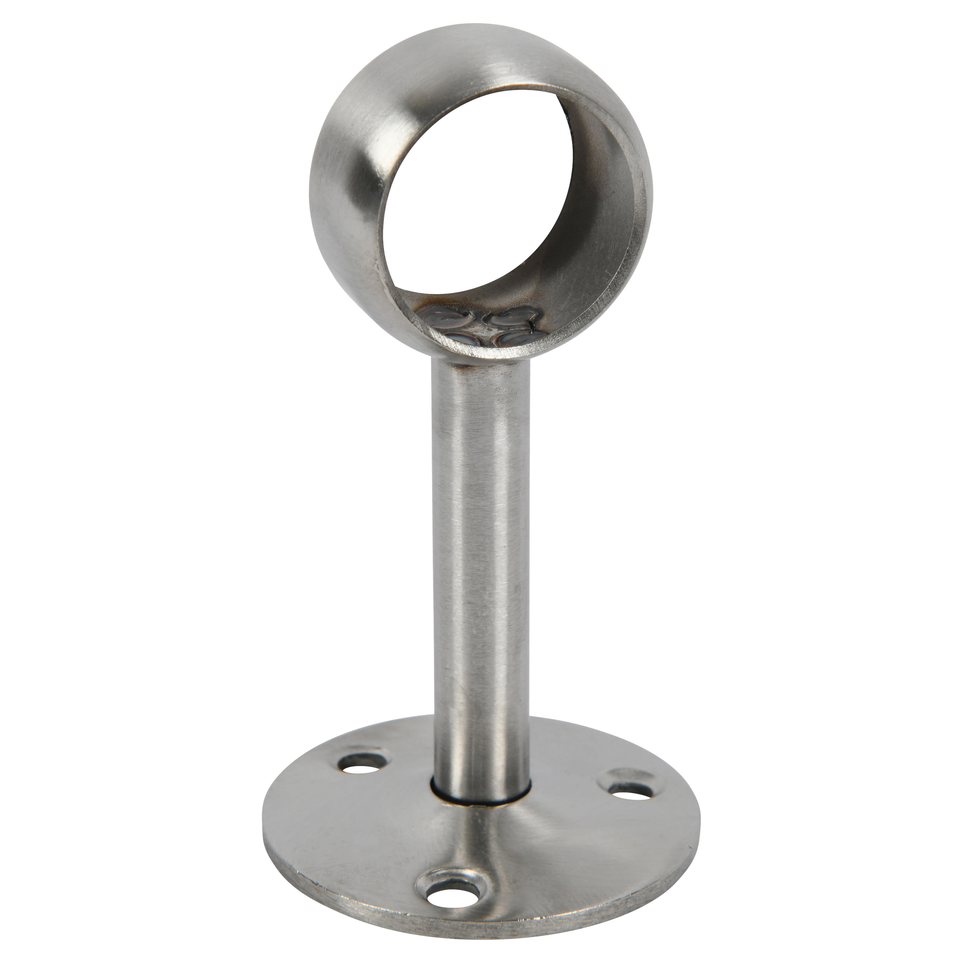 25mm Hanging Rail Centre Bracket - Brushed Stainless Steel - view 2