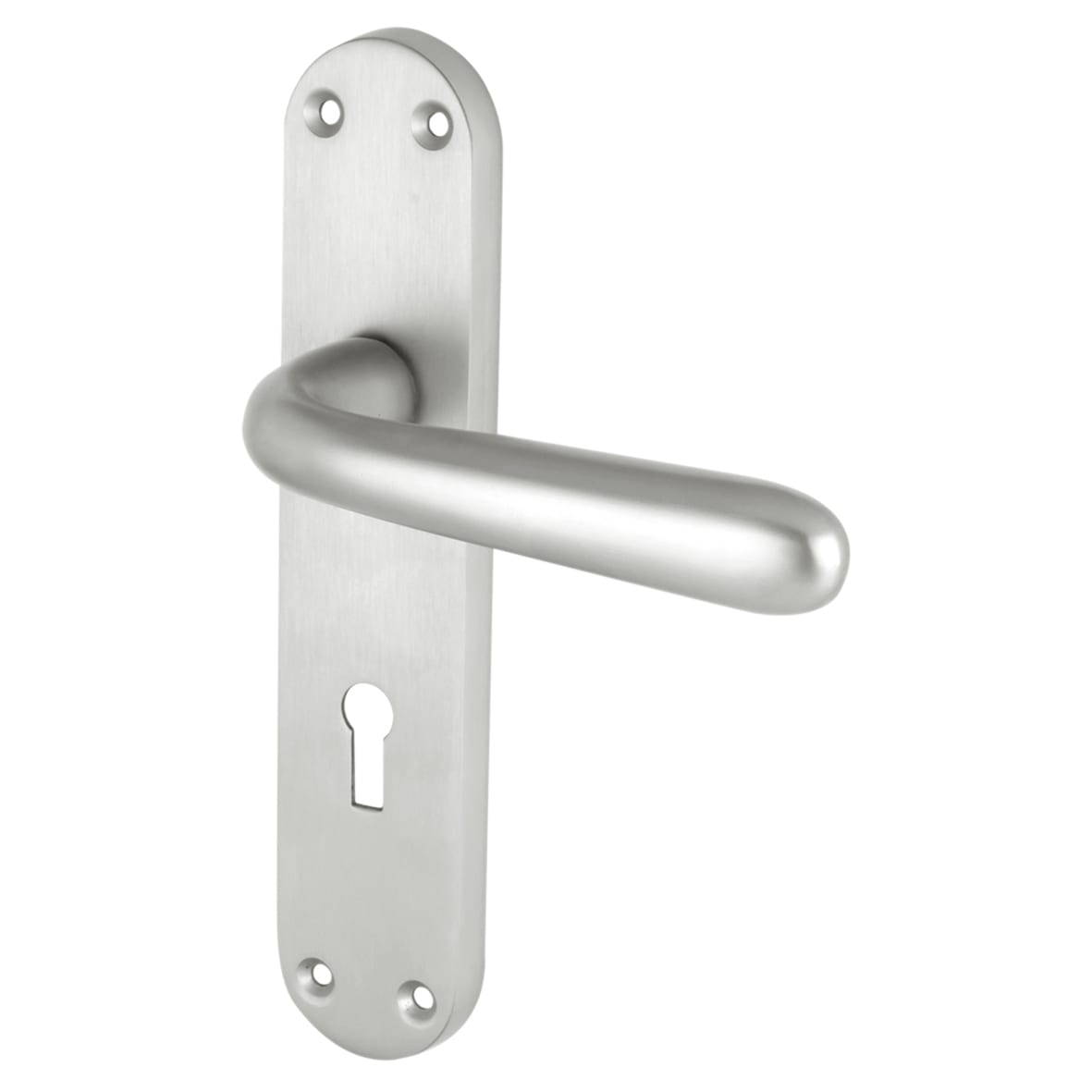Satin Chrome 3 Lever Sashlock Door Handles Pack - Arezzo Range - view 2