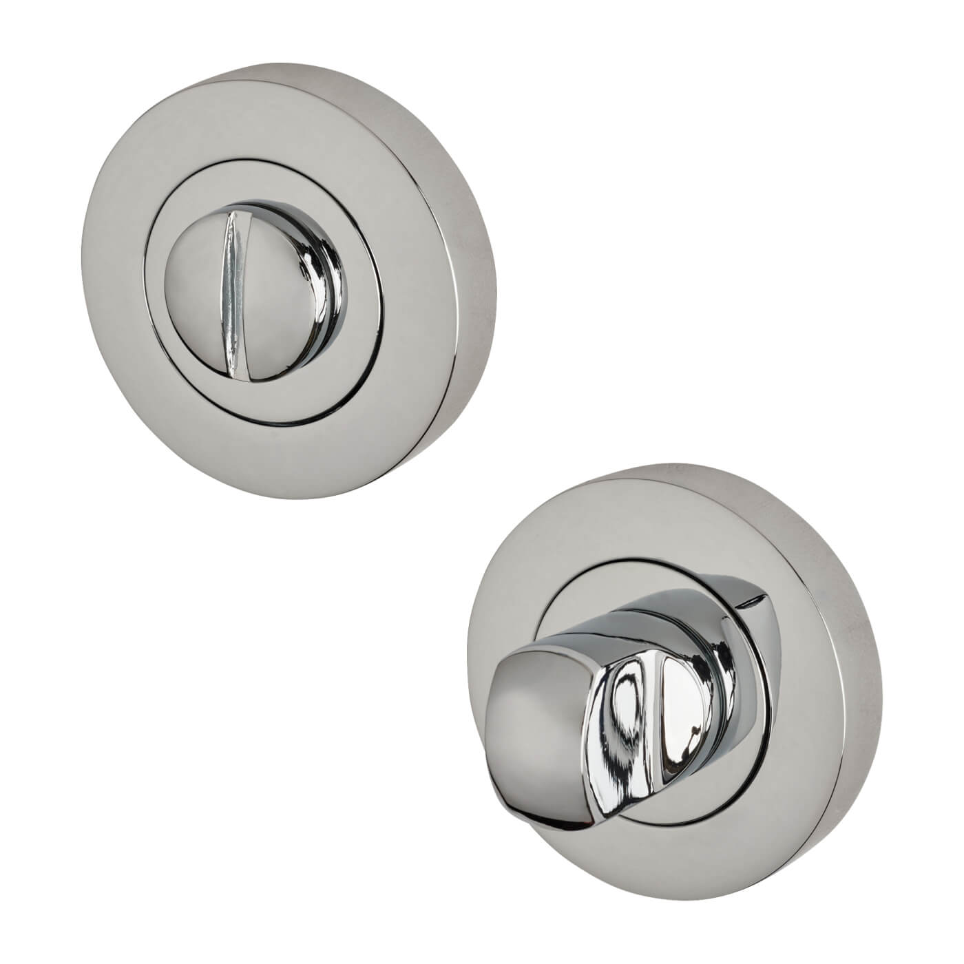 Bathroom Turn & Release - 50mm Diameter - Polished Chrome - view 2