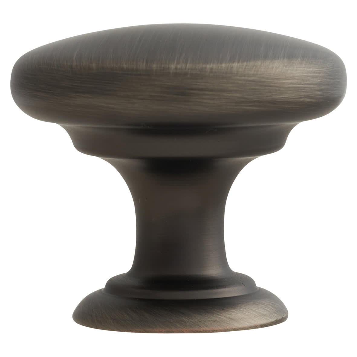 Crofts & Assinder Monmouth Round Cabinet Knob - 32mm Diameter - Brushed Iron - view 2