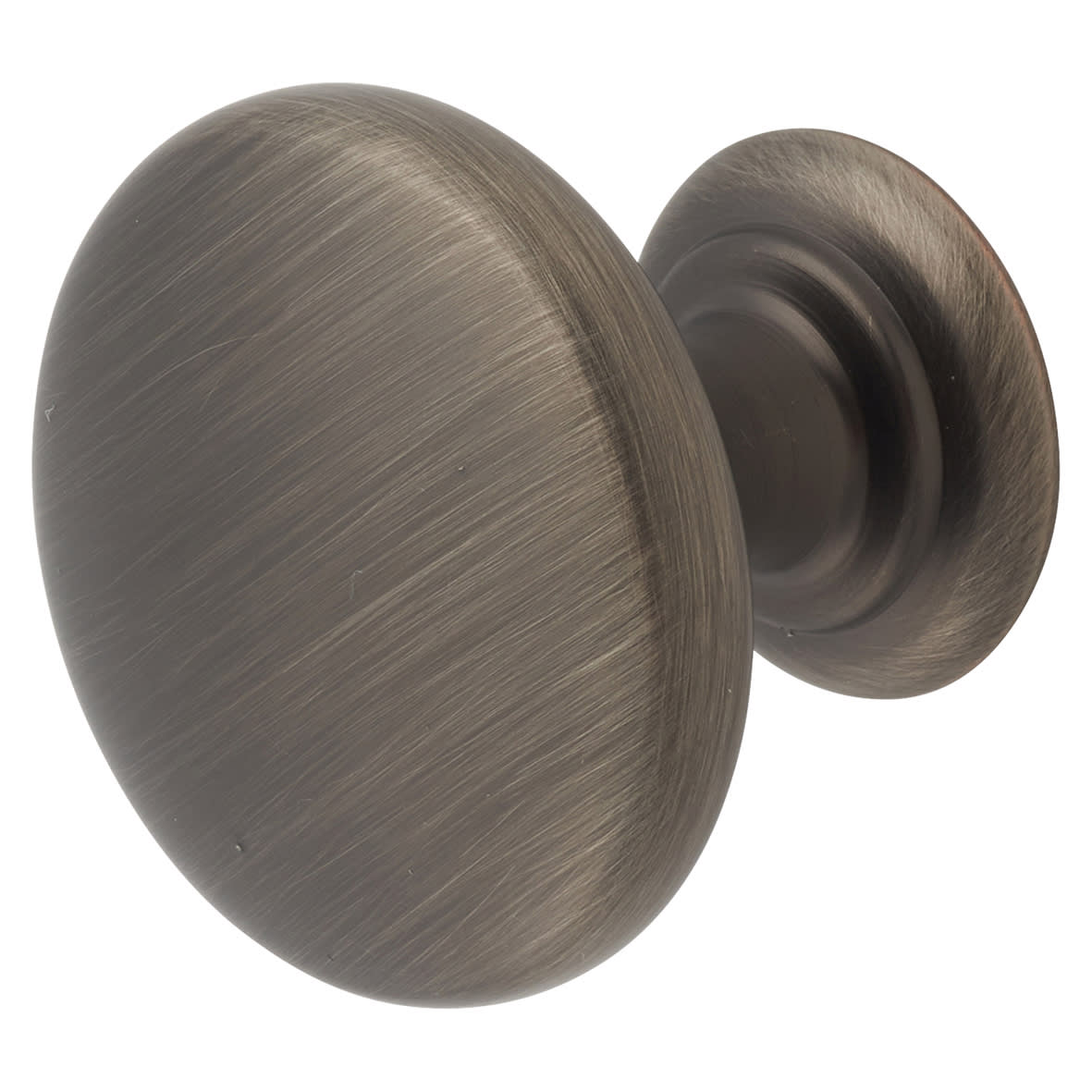 Crofts & Assinder Monmouth Round Cabinet Knob - 32mm Diameter - Brushed Iron - view 3