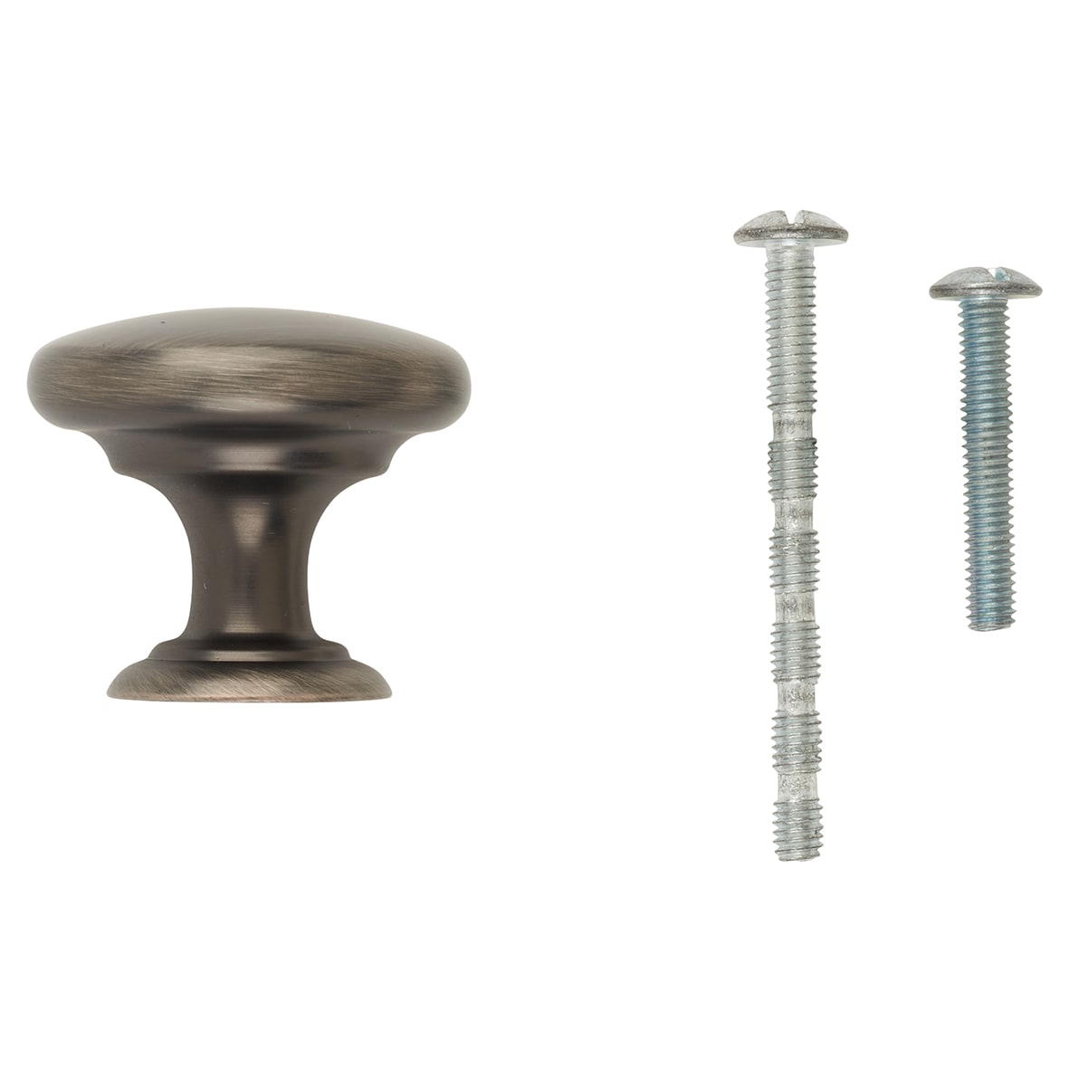 Crofts & Assinder Monmouth Round Cabinet Knob - 32mm Diameter - Brushed Iron - view 4