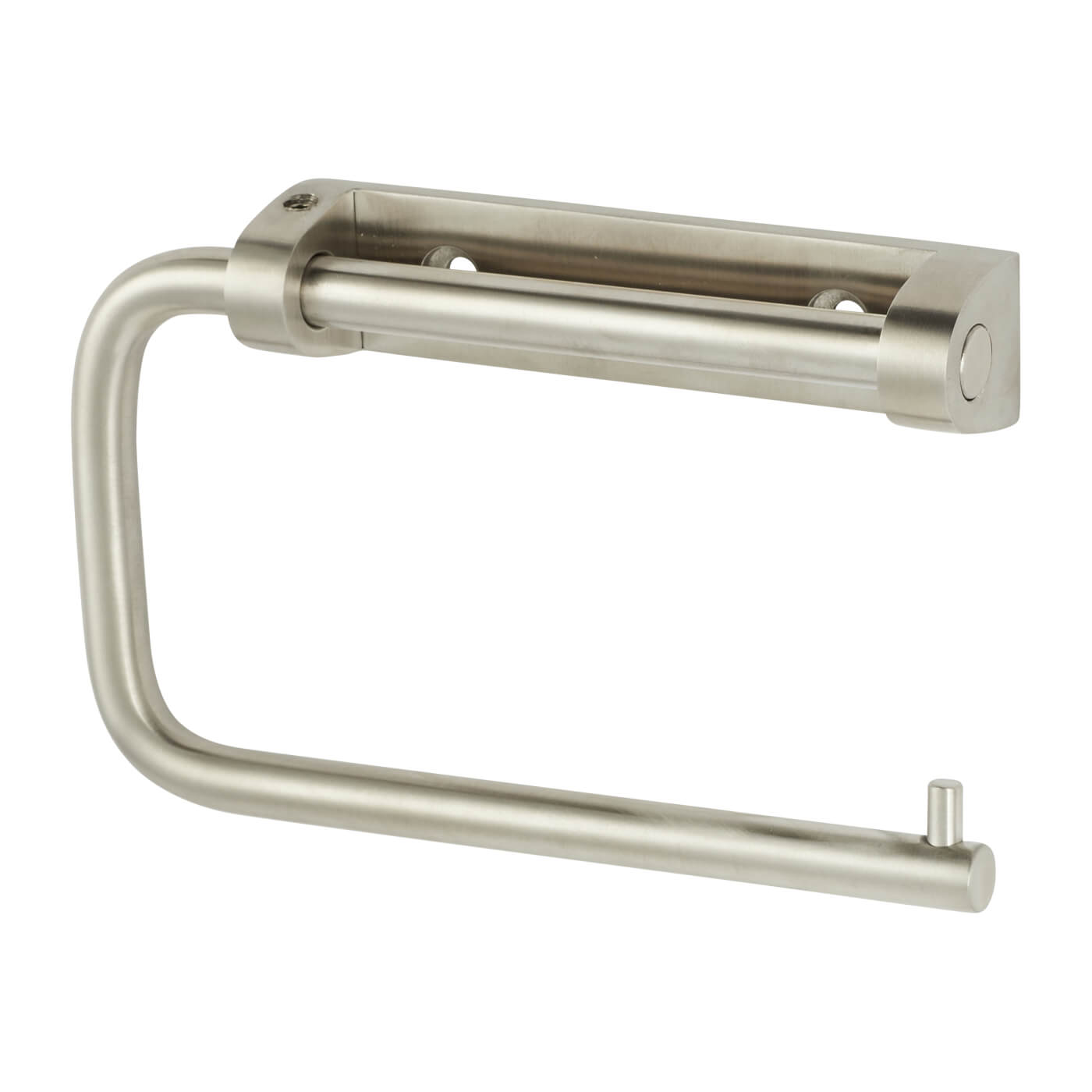 Dolphin Single Toilet Roll Holder - 93 x 147 x 23mm - Satin Stainless Steel - view 2