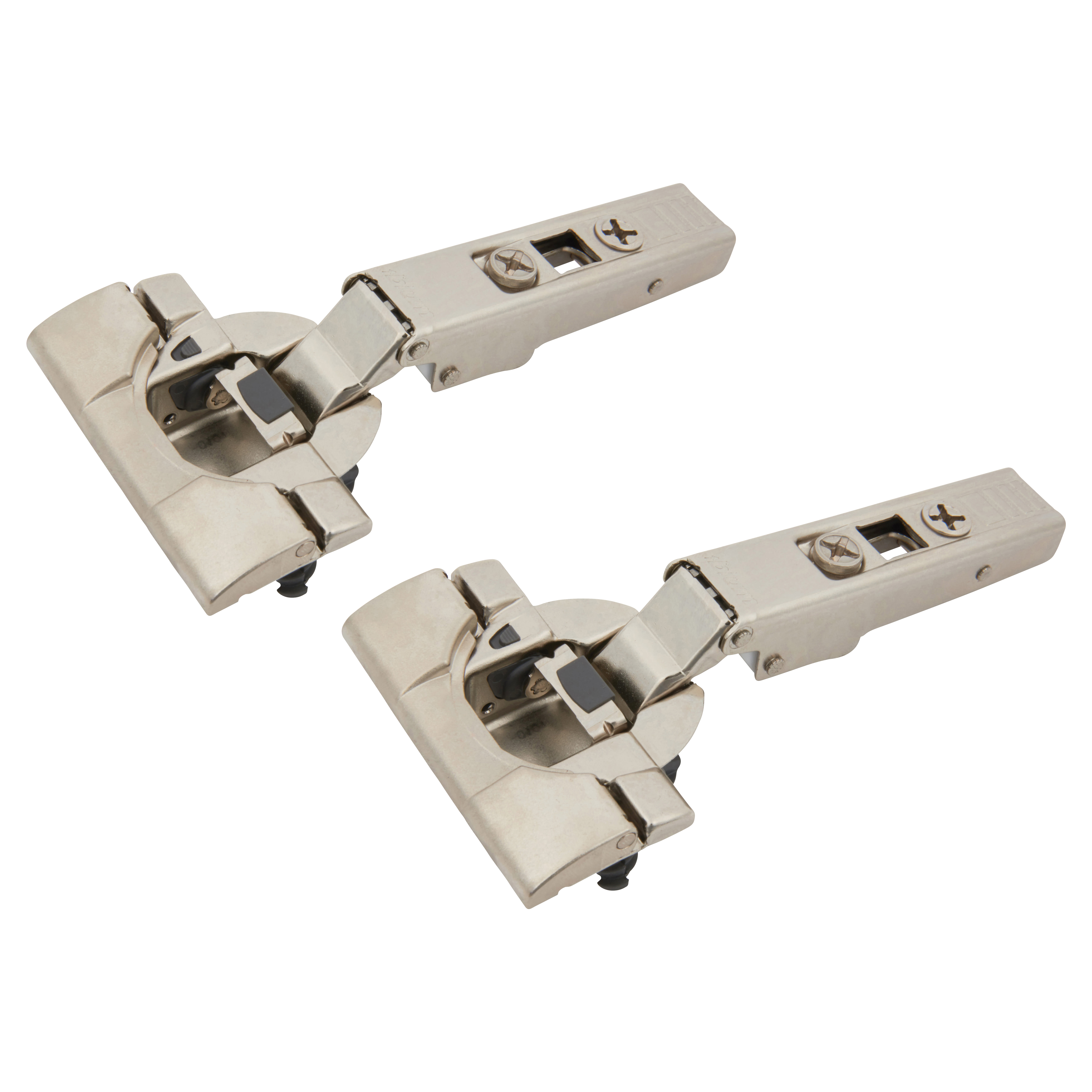 CLIP Top INSERTA Soft Close Cabinet Hinge - 110° - Overlay - Zinc Plated - Pair - view 2