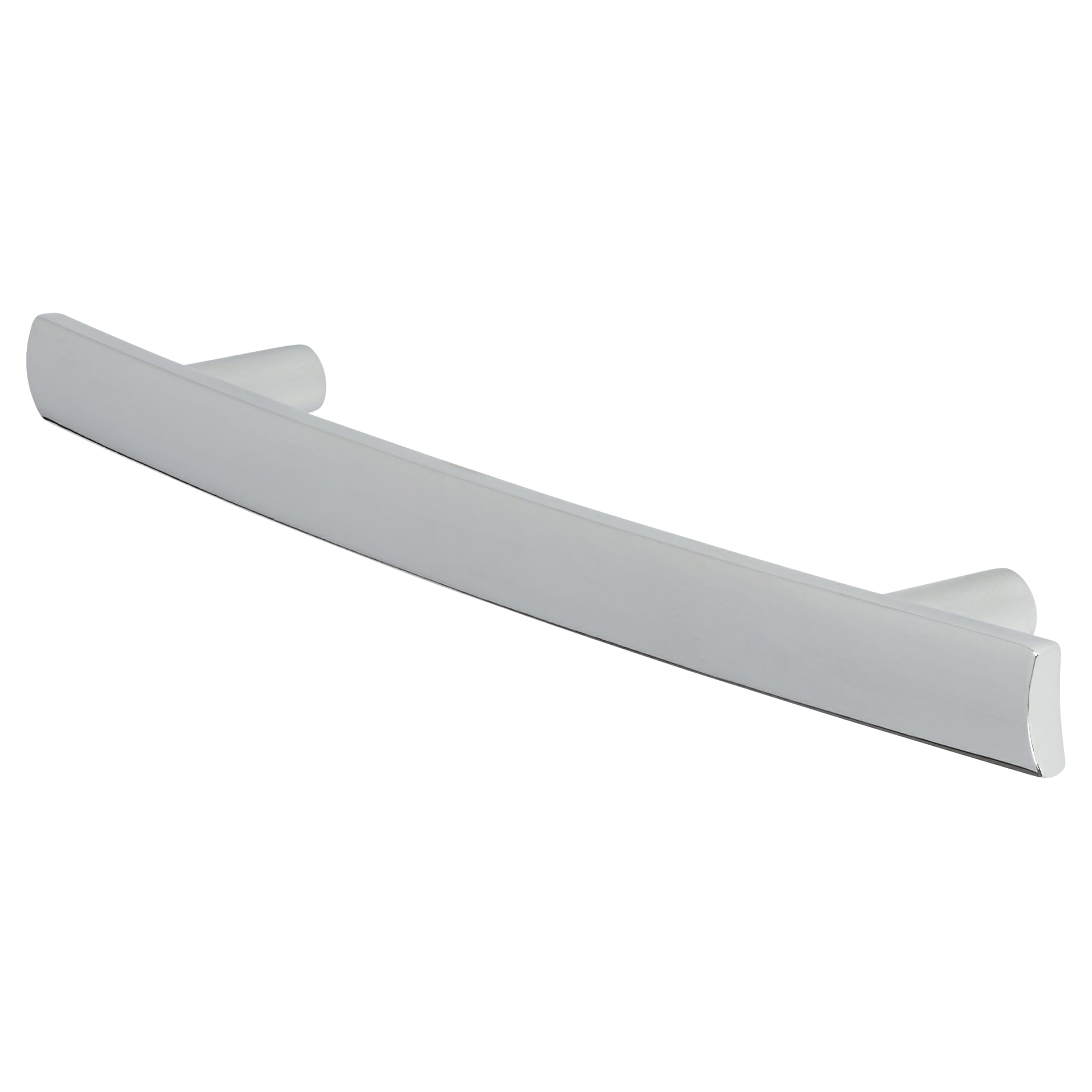 14mm Curved T-Bar Cabinet Pull Handle - 128mm Centres - Polished Chrome - view 4