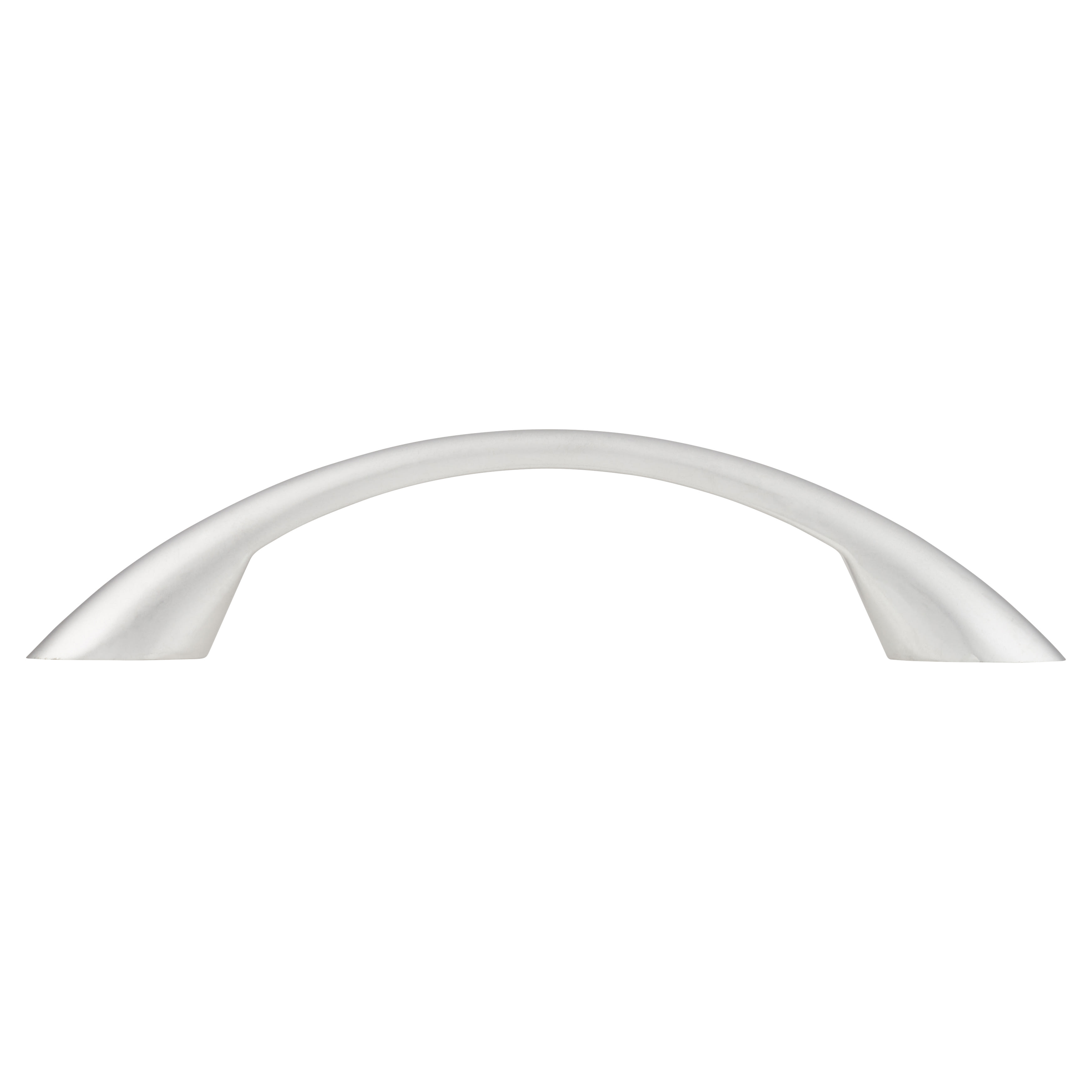 Vali Bow Cabinet Pull Handle - 96mm Centres - Matt Chrome - view 3