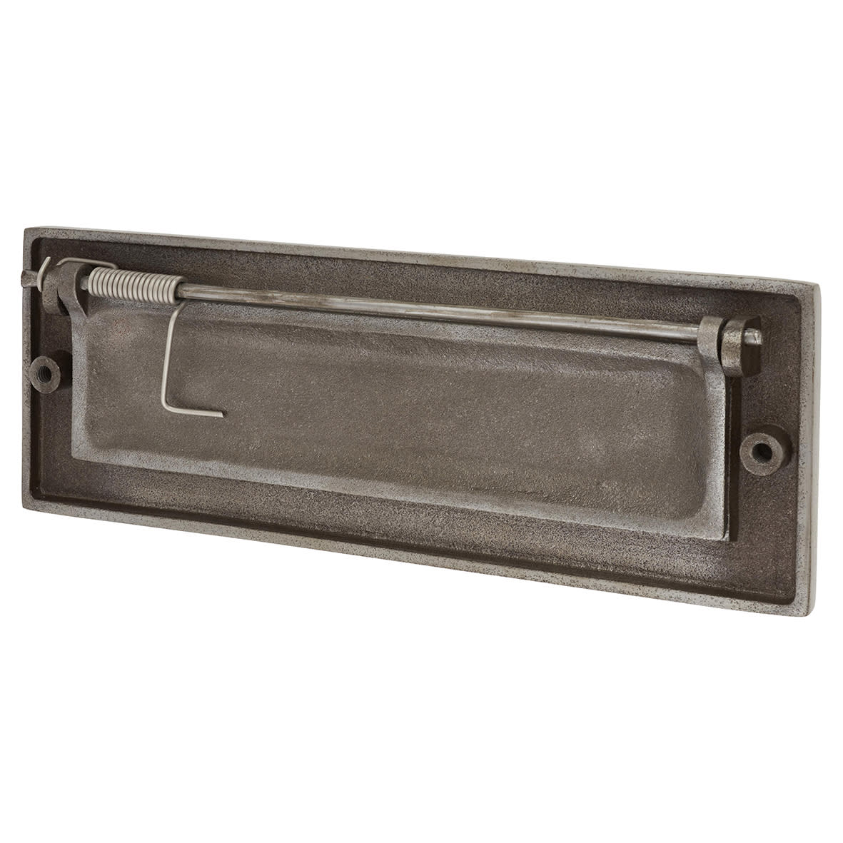 Antique Brass Lines Latch Door Handles on Rose Pack - Eva Range - view 2