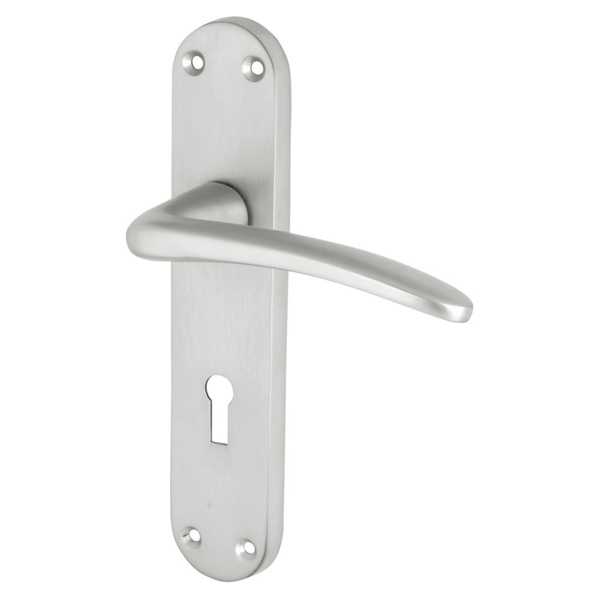 Plain Letter Plate - 254 x 90mm - Polished Iron - view 2