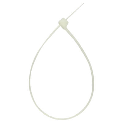 Cable Tie - 4.8 x 160mm - Natural - Pack of 100 - view 3