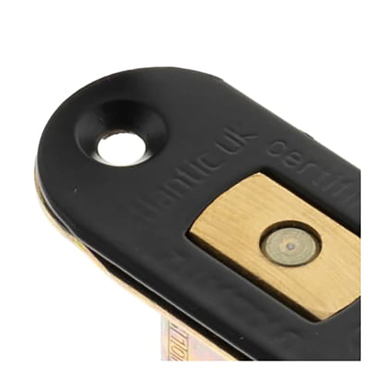 Westbourne Knurled Escutcheon - 40mm Diameter - Keyhole - Satin Brass - view 4
