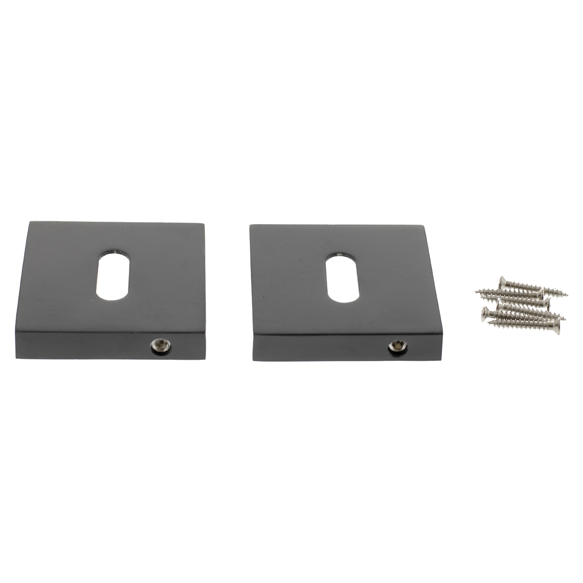 Fire-Rated Bolt Through Tubular Bathroom Deadbolt - 78mm Case - 57mm Backset - Radius - Matt Black - view 2