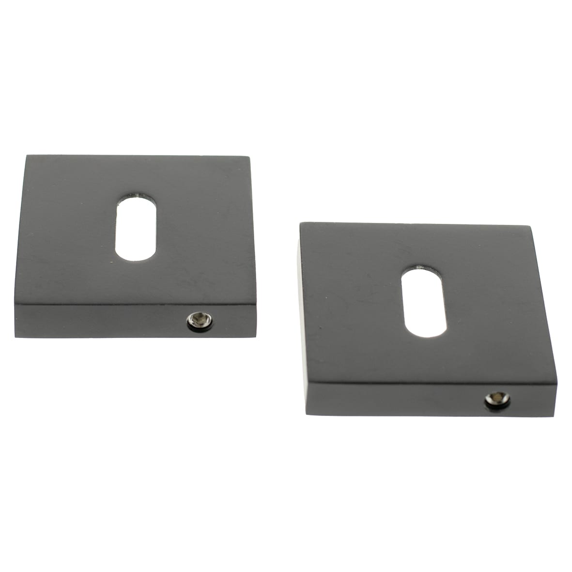 Fire-Rated Bolt Through Tubular Bathroom Deadbolt - 78mm Case - 57mm Backset - Radius - Matt Black - view 3