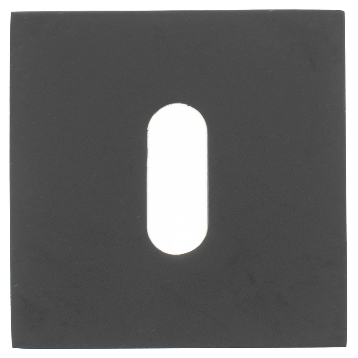 Fire-Rated Bolt Through Tubular Bathroom Deadbolt - 78mm Case - 57mm Backset - Radius - Matt Black - view 5