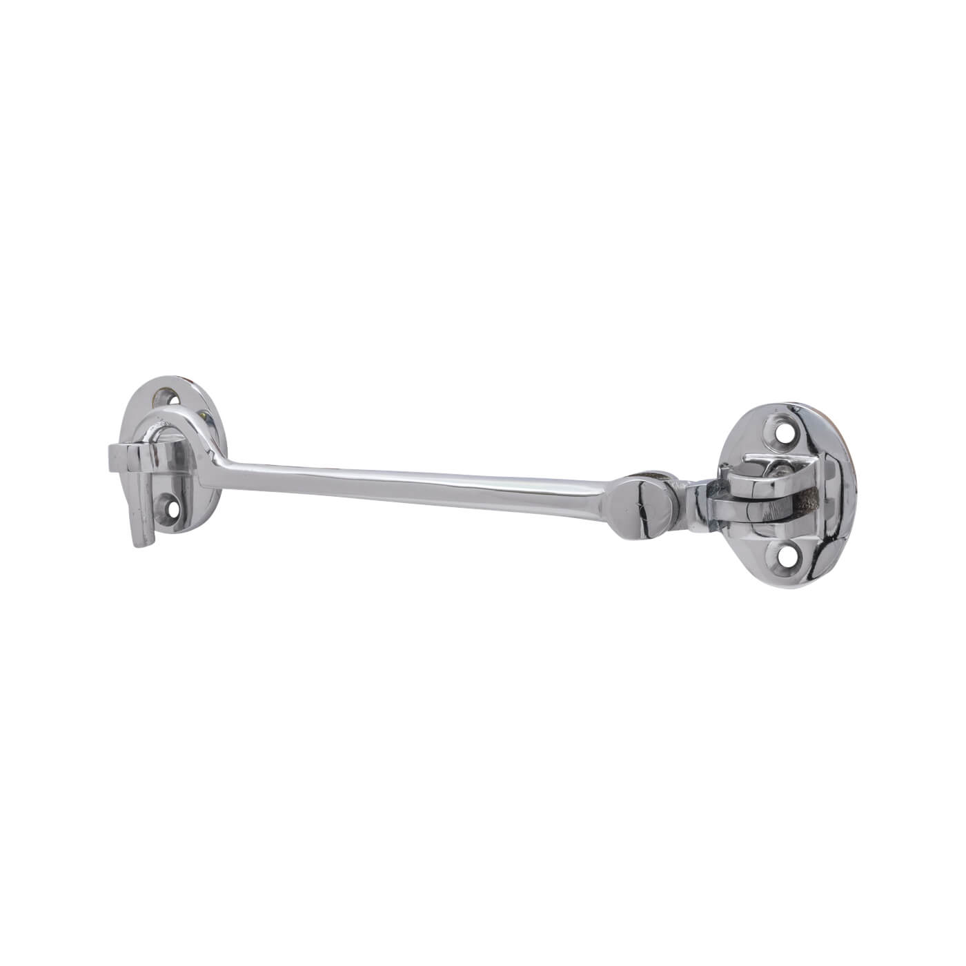 Cabin Hook & Eye - 150mm Length - Polished Chrome - view 2