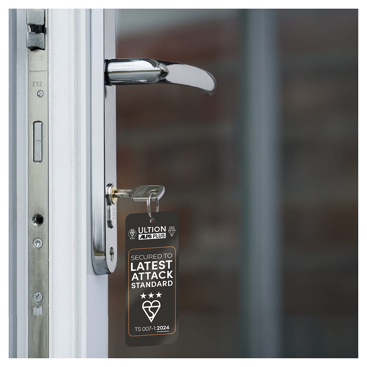 Dark Bronze Fire Rated Bathroom Door Handles - Westminster - Inner 1 - 200 x 55mm - view 5