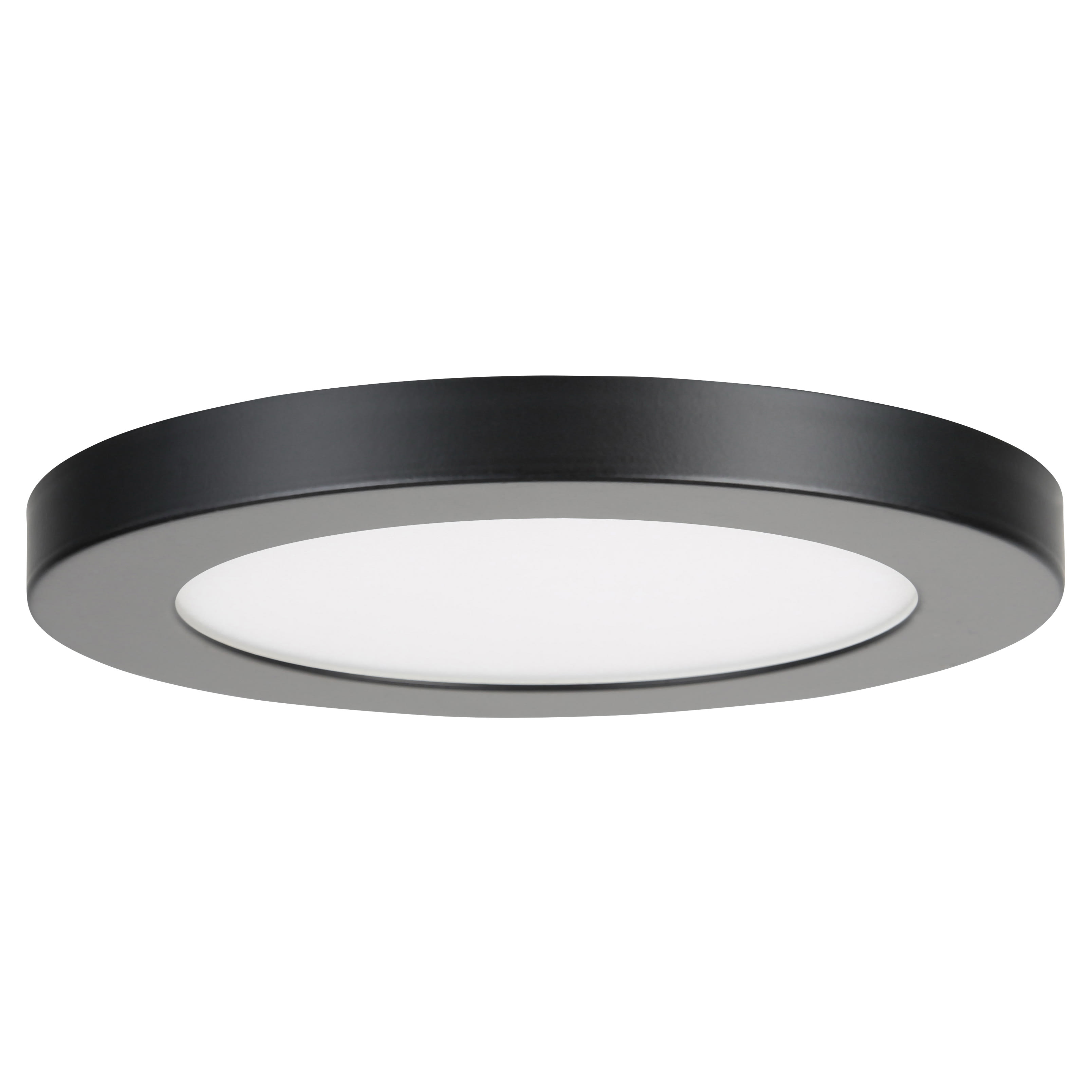 Forum Spa Tauri Magnetic Bezel for 12W Flush LED Bathroom Ceiling Light - Satin Black - view 3