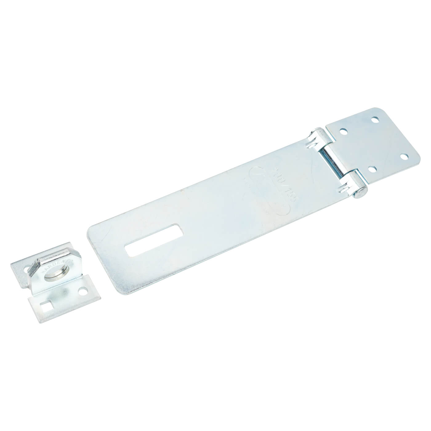 200 Traditional Hasp & Staple - 155 x 47mm - Zinc Plated - view 3