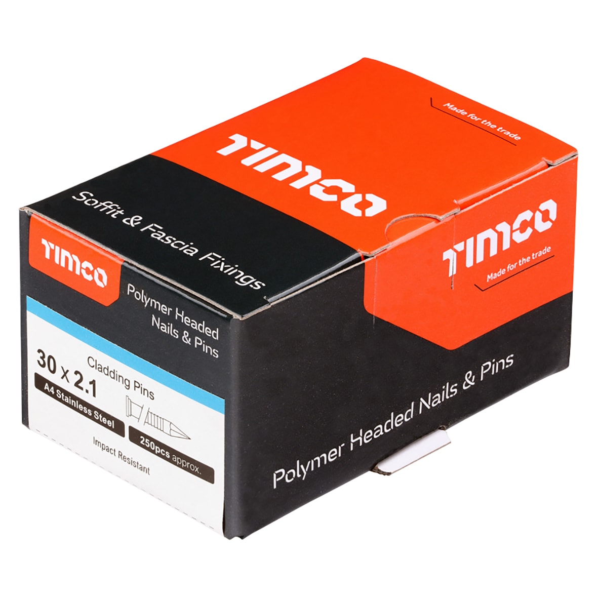 Cladding Pins - 30mm Length - Pack of 250 - view 3