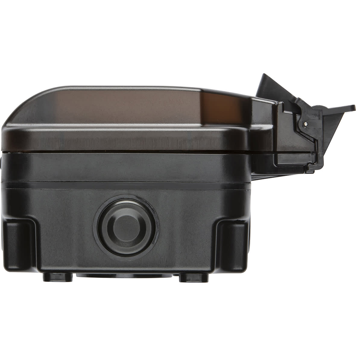 13A 1 Gang Outdoor Weatherproof Unswitched Fused Spur - Black - view 6