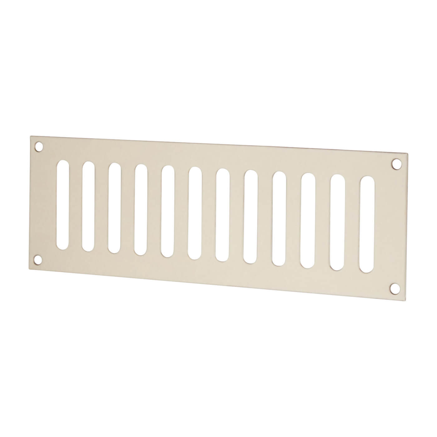 Plain Slotted Vent - 229 x 76mm - 4085mm² Free Air Flow - Polished Stainless Steel - view 2