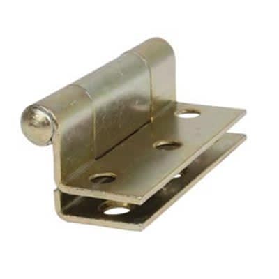 Storm Proof Casement Wide Flush Gap Window Hinge - 63mm Length - Yellow Zinc Passivated - Pair - view 2