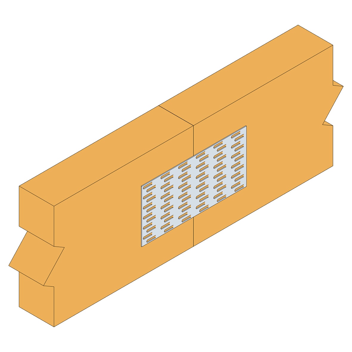 Mending Plate - 100 x 50mm - view 2