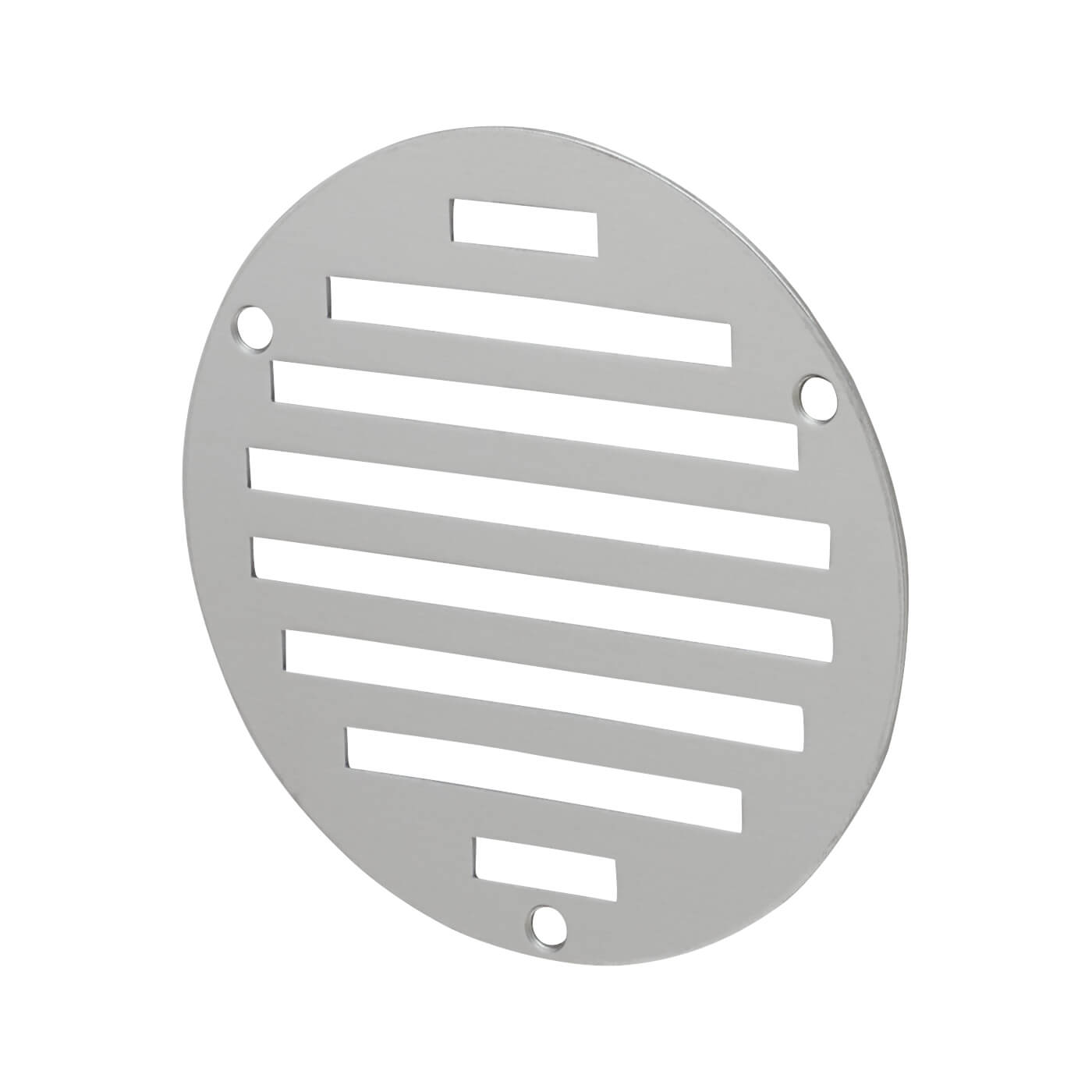 Circular Slotted Vent -102 x 102mm - 1125mm² Free Air Flow - Polished Stainless Steel - view 2