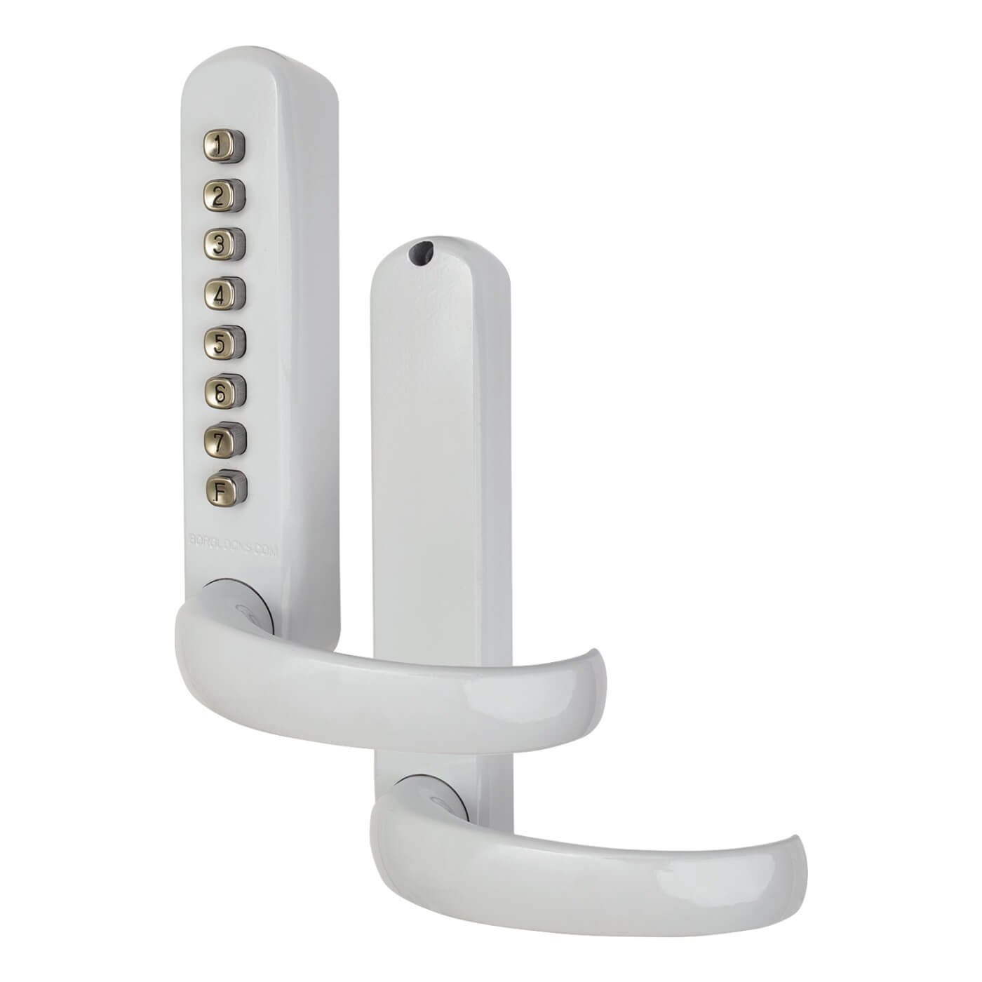 Borg BL6000 Push Button Code Lock for Multipoint Locks - White - view 2