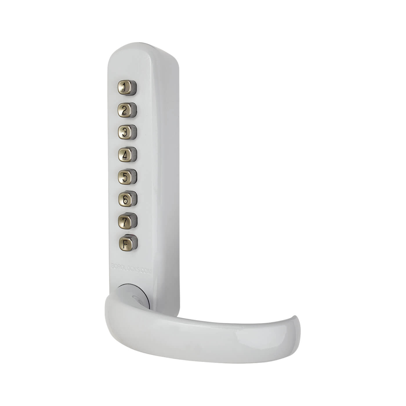 Borg BL6000 Push Button Code Lock for Multipoint Locks - White - view 3