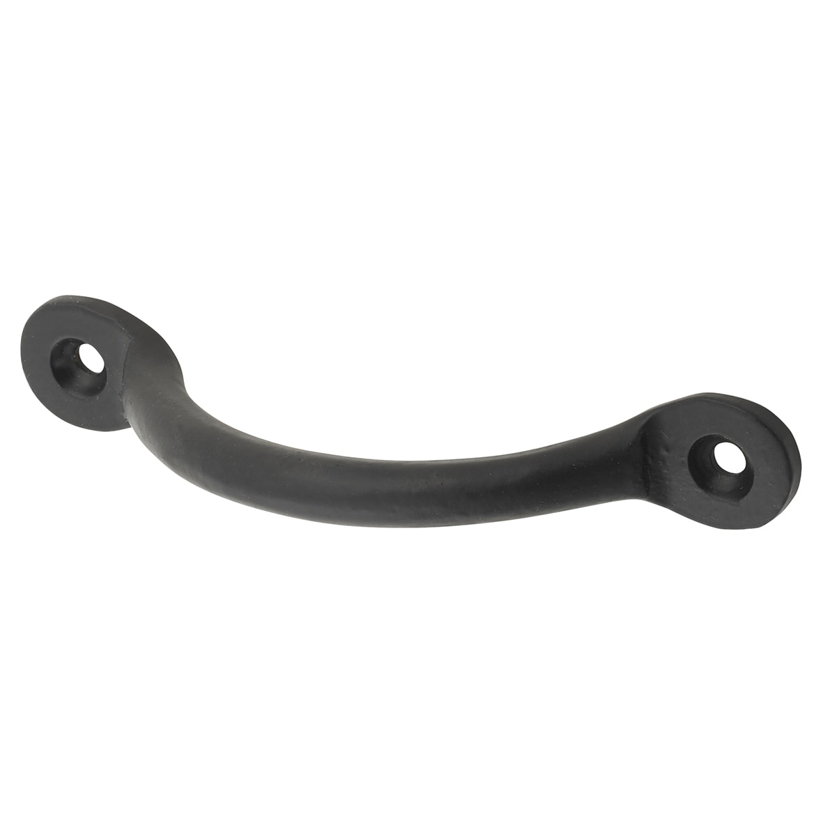 Bean Bow Cabinet Pull Handle - 88mm Centres - Black Iron - view 5