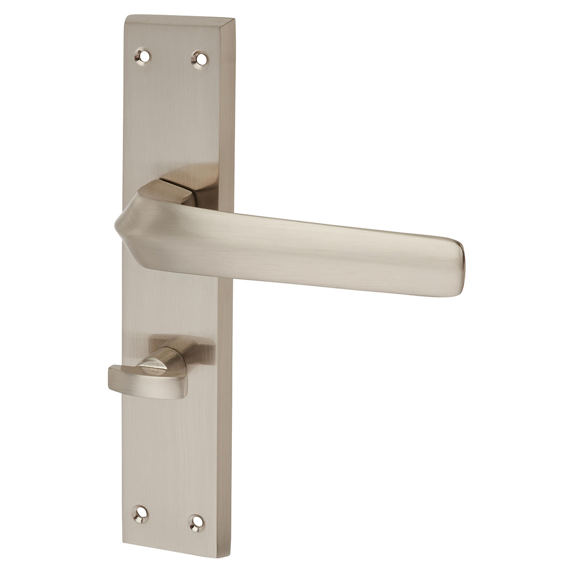Dark Bronze Fire Rated DIN Bathroom Door Handles - Westminster - Inner 3 - 200 x 55mm - view 2