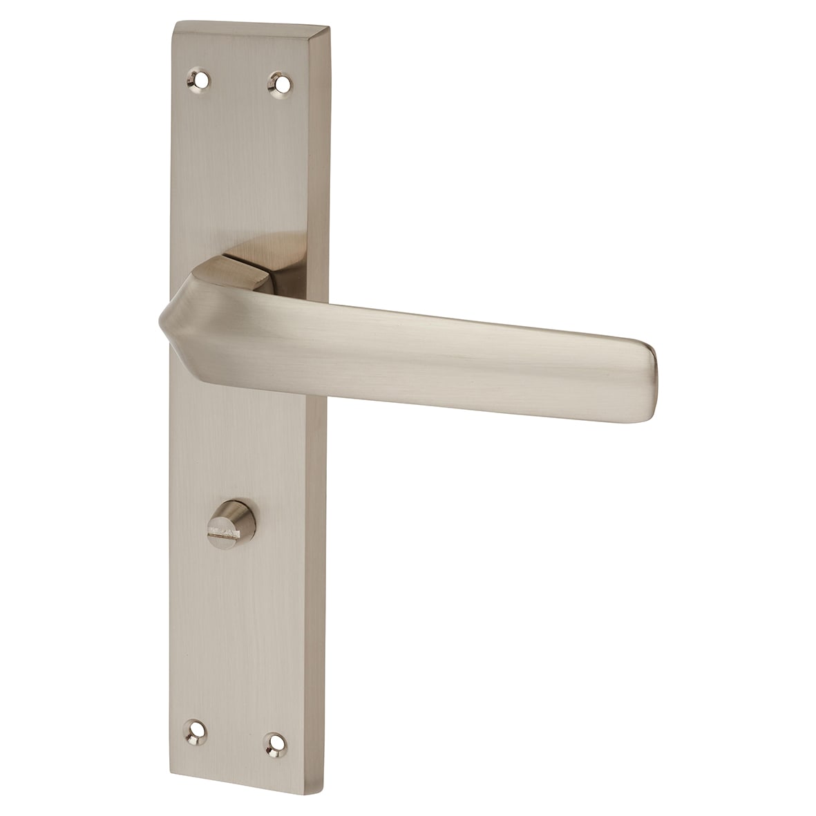 Dark Bronze Fire Rated DIN Bathroom Door Handles - Westminster - Inner 3 - 200 x 55mm - view 3