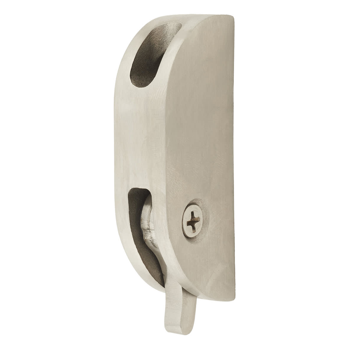 Anti-Ligature Single Coat Hook - 66 x 40mm - Satin Stainless Steel - view 2