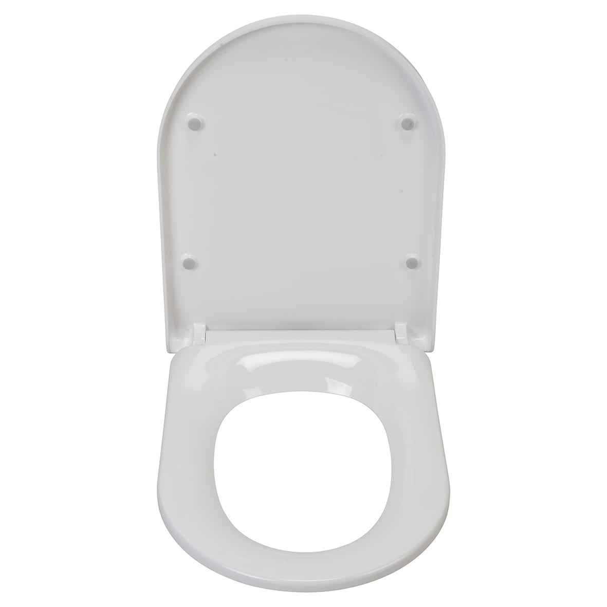 Malo Flexi-Fix Soft Close Toilet Seat - White - view 2