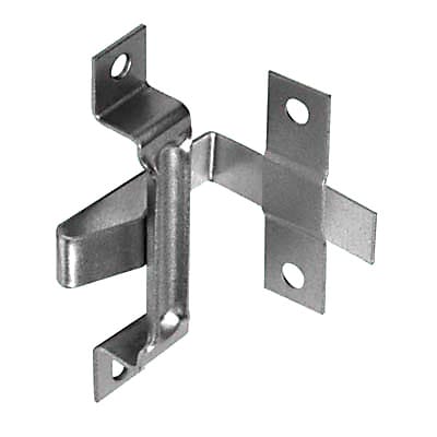 Plinth Fixing Bracket - 74 x 40 x 40 x 43 x 12.7mm - Zinc Plated - Pack of 10 - view 2
