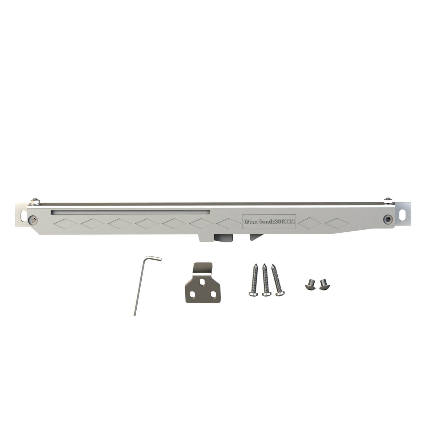 slide Ivan 2.0 Barn Strap Sliding Door Gear Kit - 2000mm Track - Satin Stainless Steel - view 5