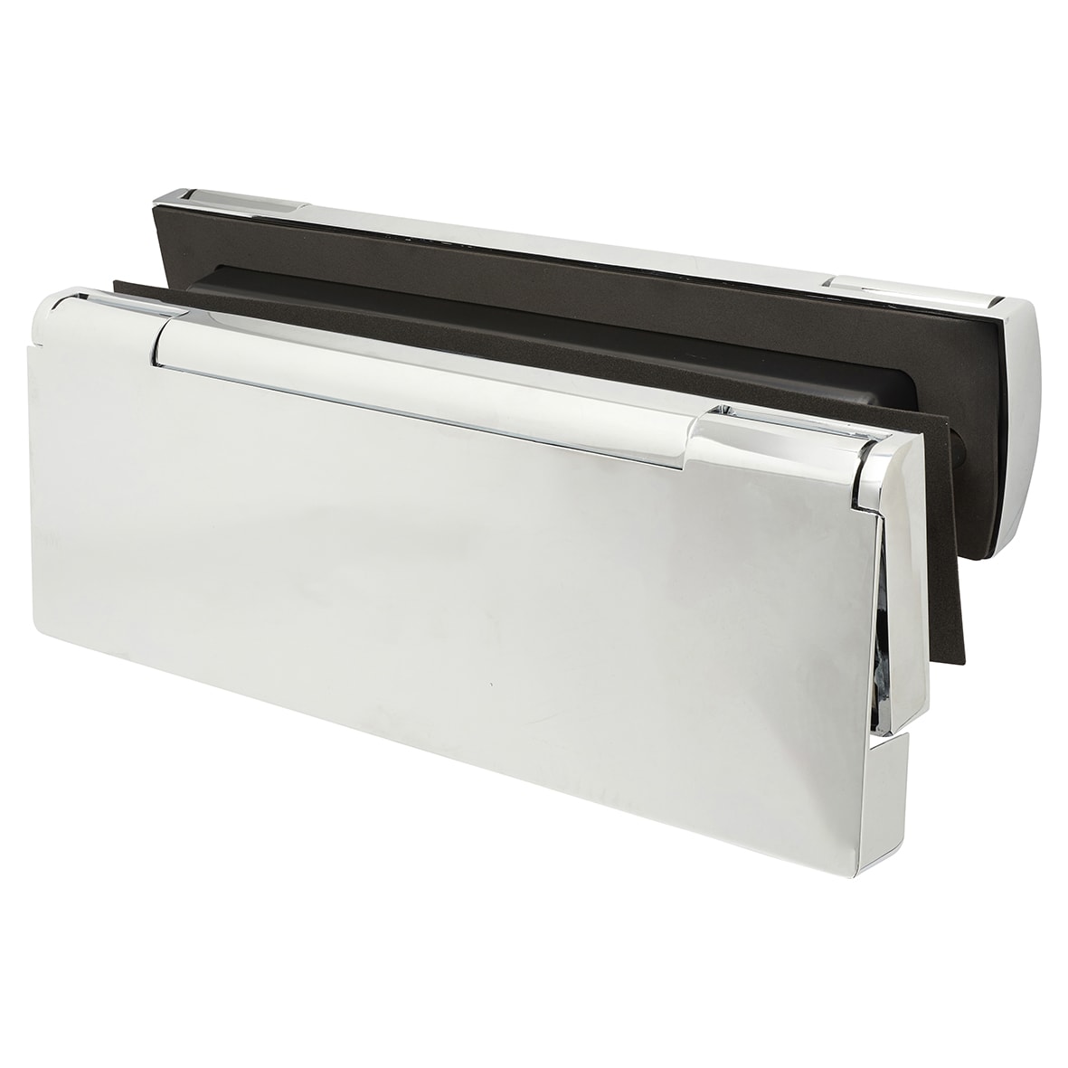 AR708HS Fire Rated Security Letter Plate - 310 x 21mm - Polished Chrome - view 2