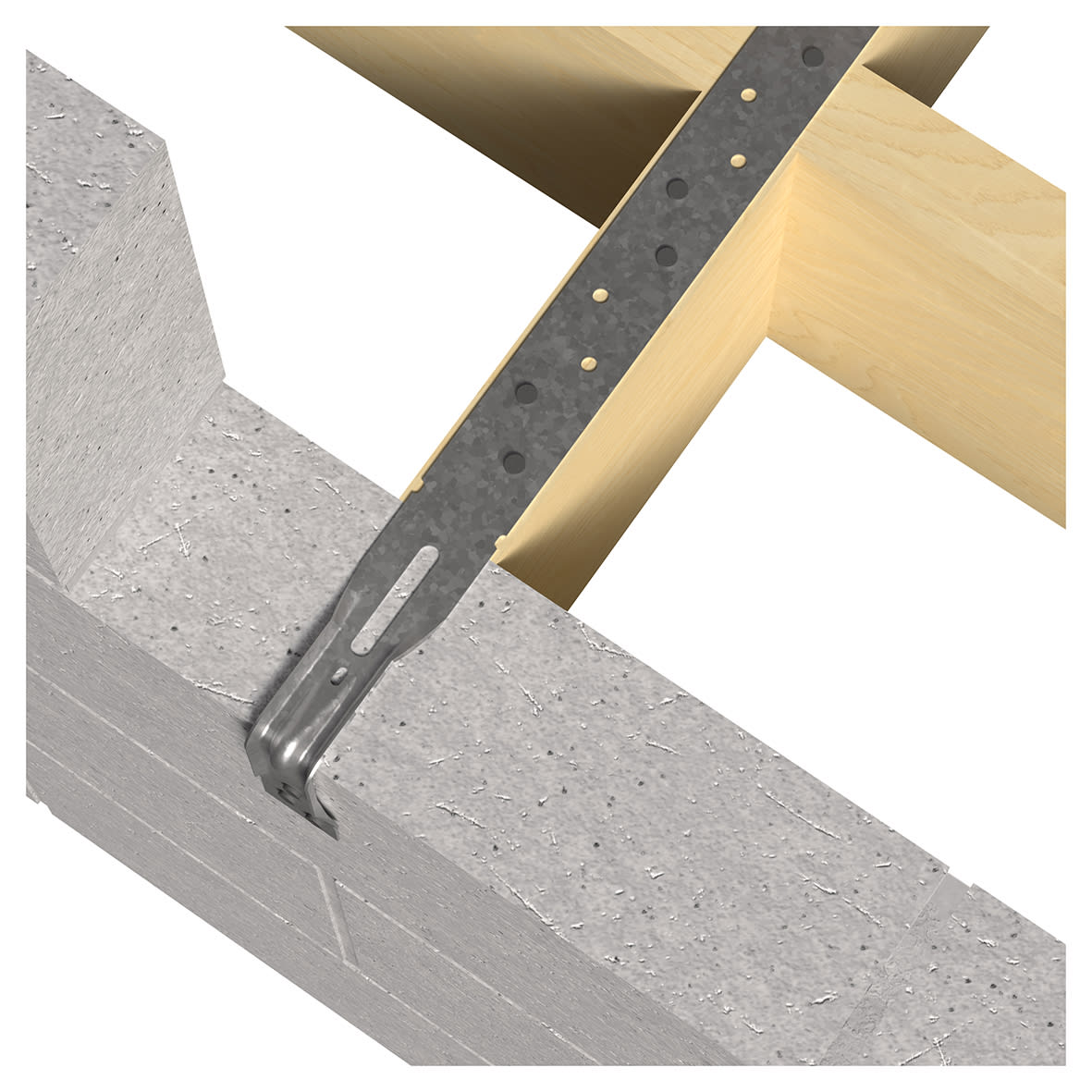Heavy Engineered Restraint Strap - 800 x 38 x 1.2mm - 100mm Bend - view 3