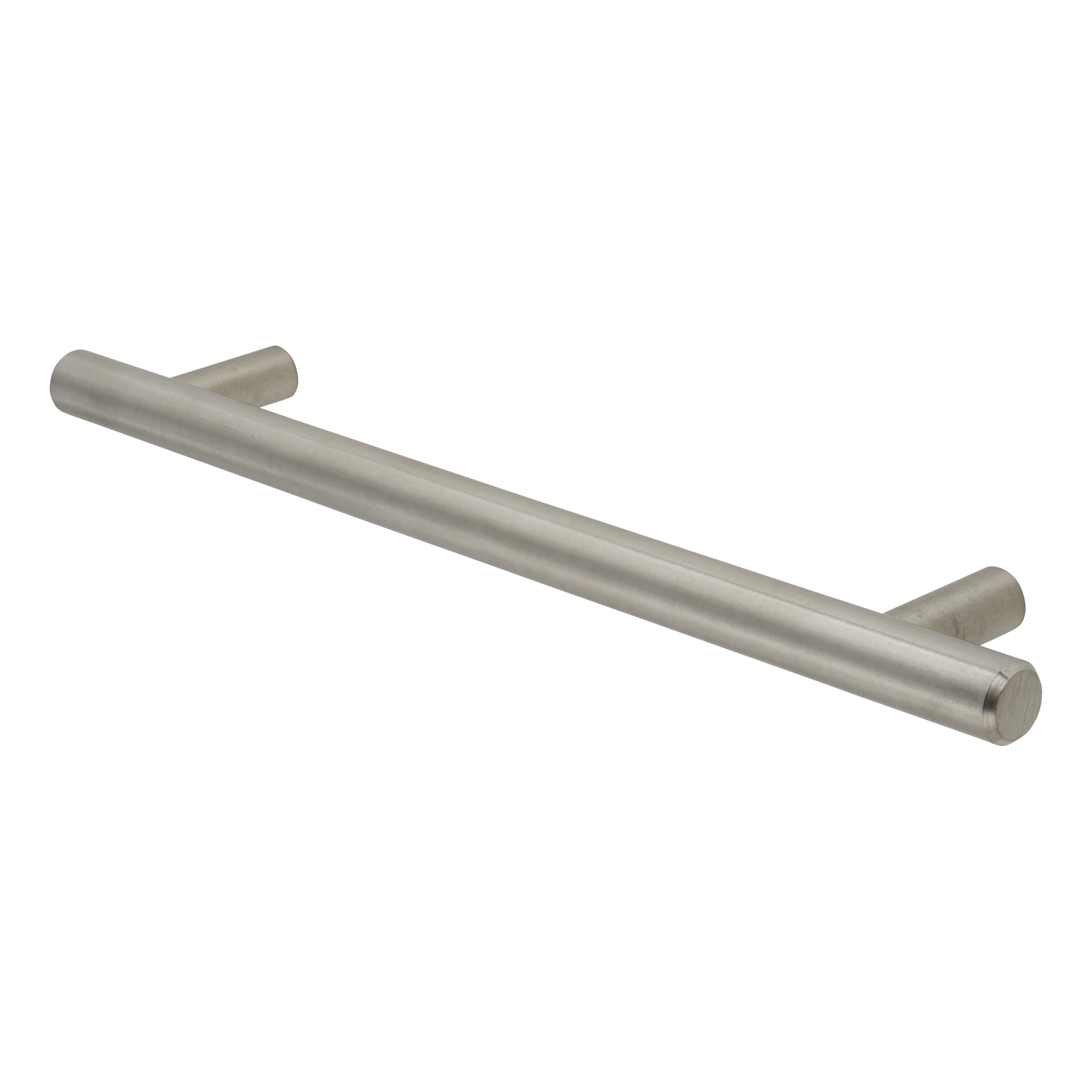 12mm T-Bar Cabinet Pull Handle - 160mm Centres - Satin Stainless Steel - view 4