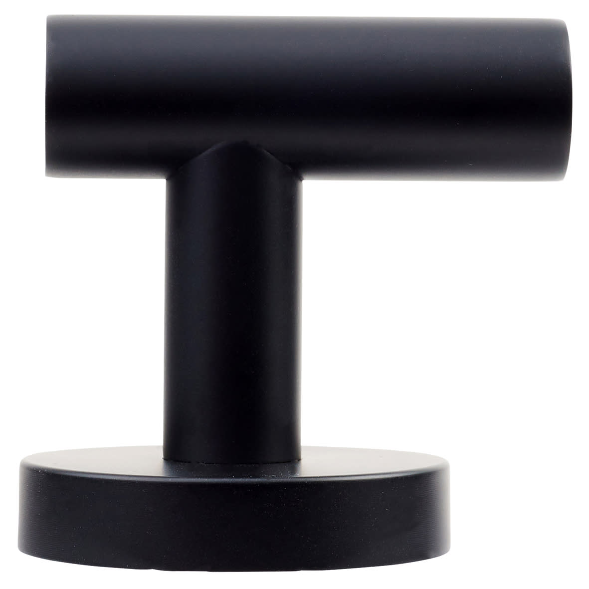 Essential Round Robe Hook - 50 x 63 x 65mm - Matt Black - view 2