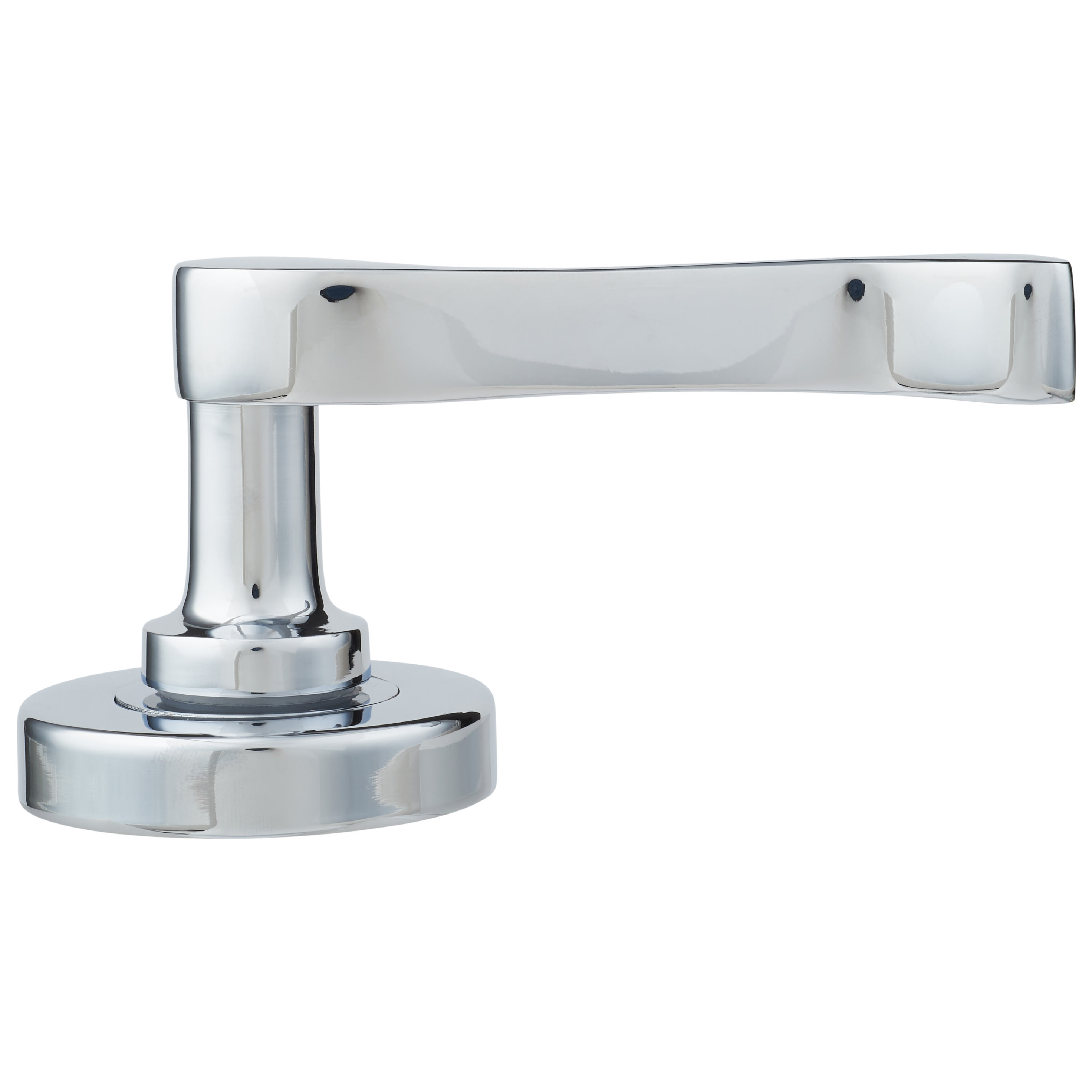 Marcus Polished Chrome Scroll Latch Door Handles on Rose Pack - Bedford Range - view 5