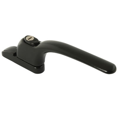 uPVC/Timber Connoisseur Inline Locking Multipoint Window Handle - Dual - Black - view 2