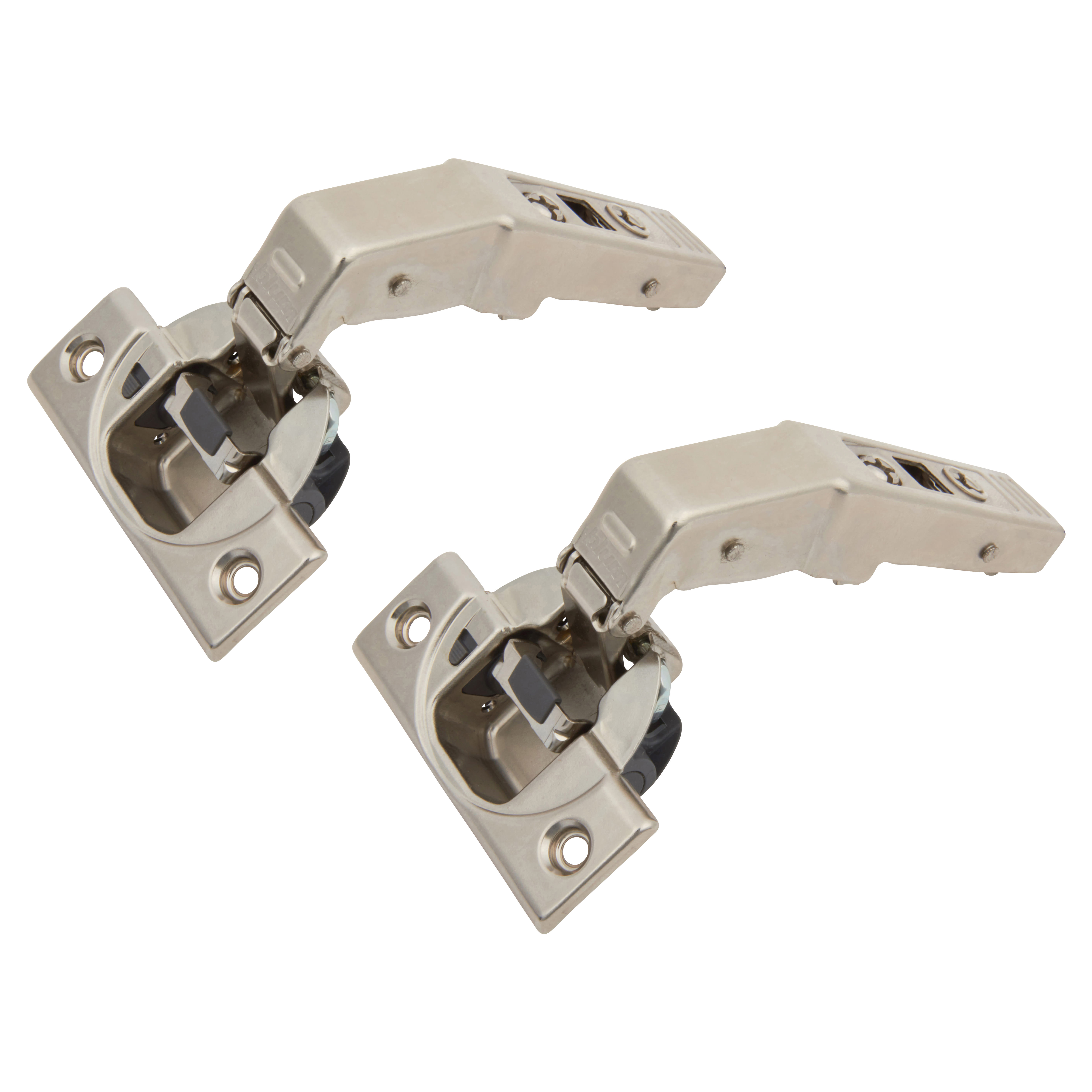 CLIP Top Soft Close Blind Corner Cabinet Hinge - 95° - Inset - Zinc Plated - Pair - view 2