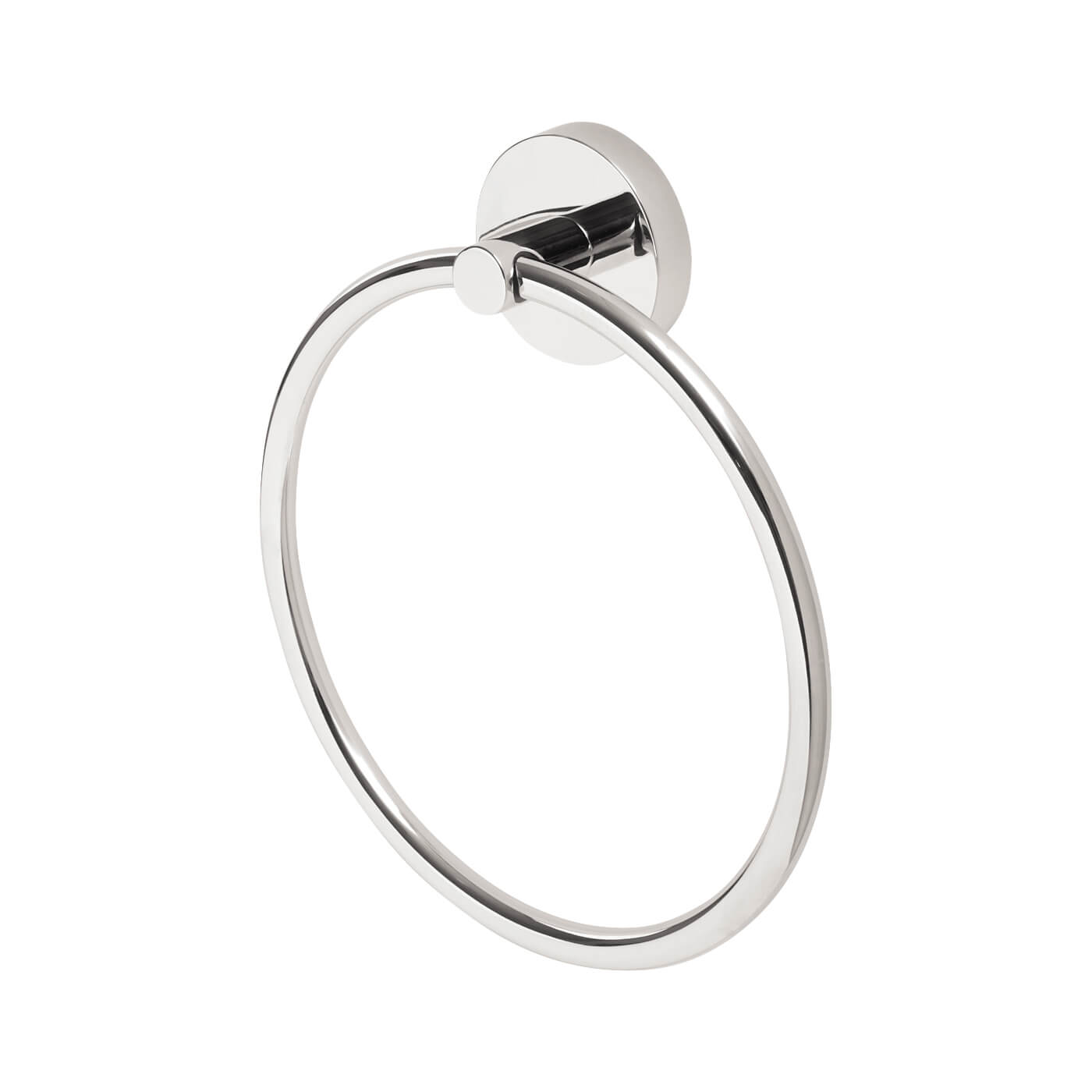 Romsey Towel Ring - 185 x 162 x 43mm - Polished Chrome - view 2
