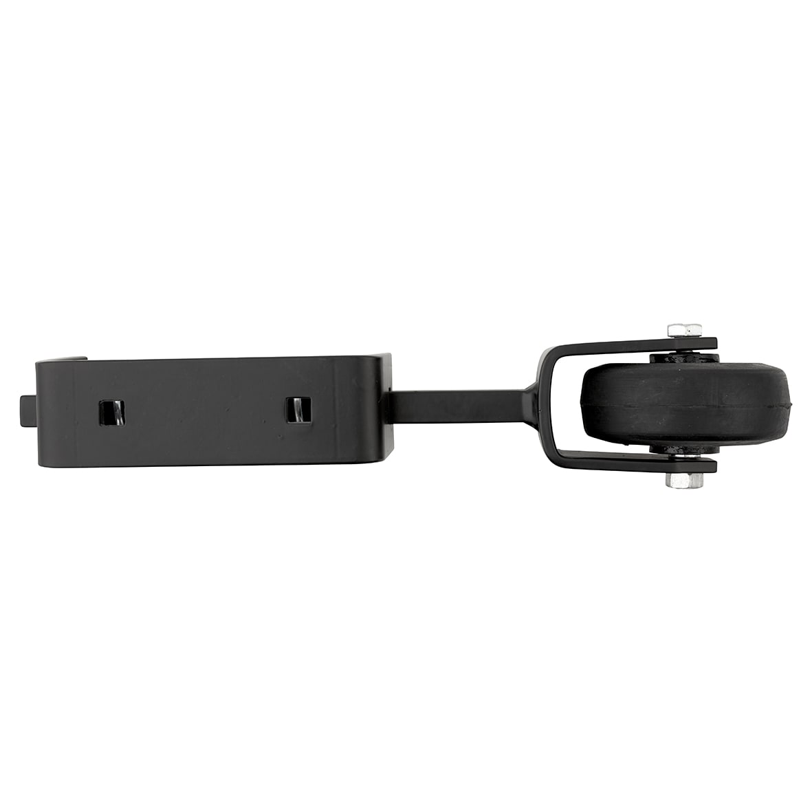 Heavy Duty Spring Loaded Gate Wheel - 368mm Height - Epoxy Black - view 4